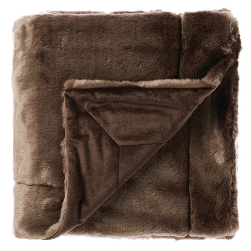 Selma Faux Fur Throw Temple Webster